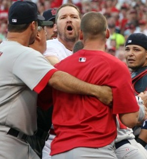 Scott Rolen, Jeff Suppan, Mark Wegner, Dusty Baker, Yadier Molina, Joey Votto