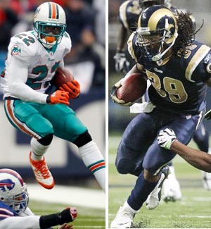 Reggie Bush and Steven Jackson