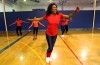 Jackie Joyner-Kersee during dance class