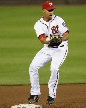 Alex Cora at second