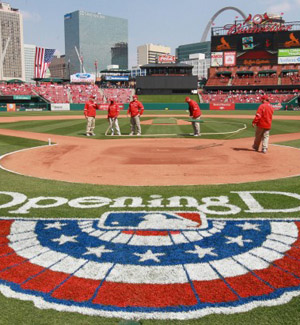 Opener St. Louis Cardinals vs San Diego Padres Opening Day 2011