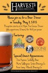 Harvest to host a collaborative beer dinner