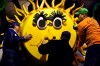 Krewe of Calypseaux members build their Mardi Gras float