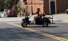 Golf carts in Soulard
