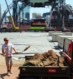 Busch Stadium transformation after U2 concert