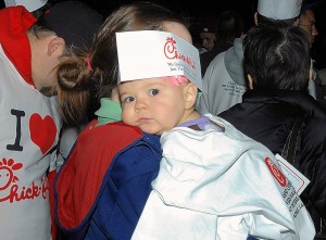 Willing to camp for a day, for free Chick-fil-A