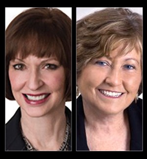 Mayoral candidates Patti York and Sally Faith