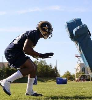Rams rookie RB has taken hits since early age