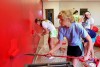 Volunteers help ready Barat Academy at new address