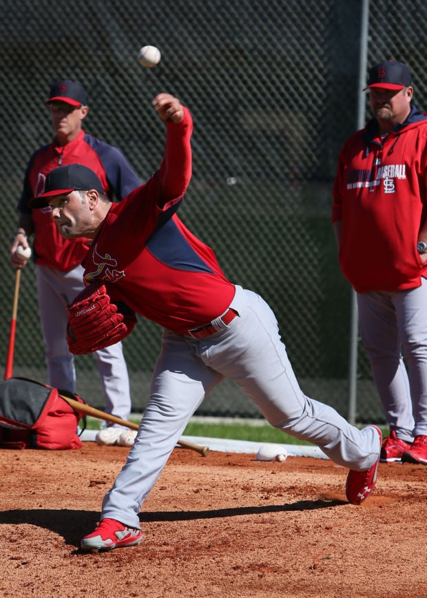 St. Louis Cardinals pitchers at spring training : Gallery