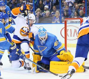 Blues face Coyotes with a chance to clinch a playoff berth