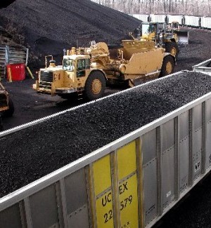 Coal train at Ameren Missouri's Labadie plant