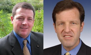 Ed Martin, left, and Russ Carnahan