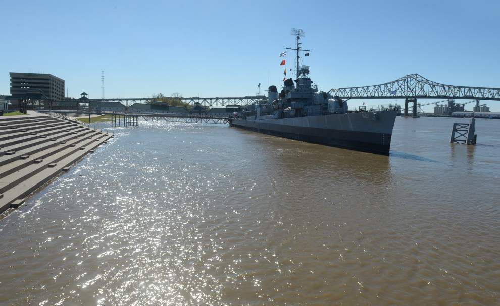 Mississippi River hits flood stage in Baton Rouge on Monday; decision