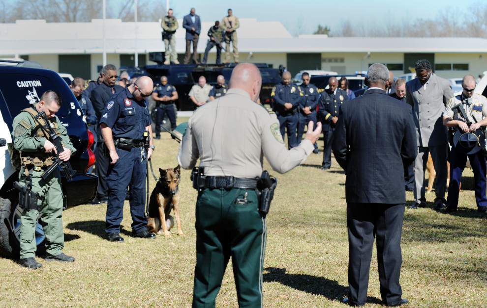 Photos: Behind the scenes with Capt. Clay Higgins while filming a Crimestoppers segment _lowres