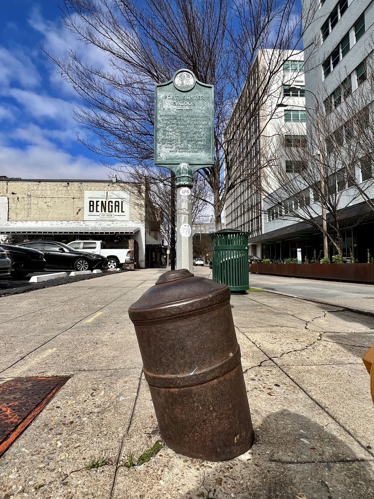 Why Is A Spanish Cannon Entrenched In A Downtown Baton Rouge Sidewalk