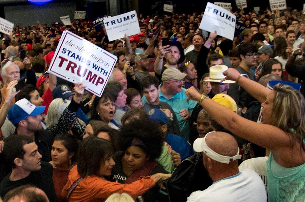 Report: Donald Trump takes new security measures to handle protesters at New Orleans rally, others _lowres