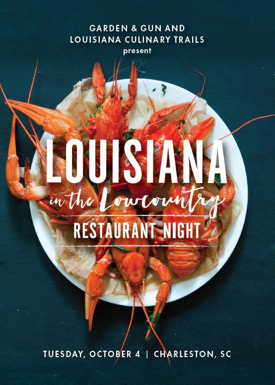 Louisiana in the Lowcountry Restaurant Night Tastes South Lowcountry Tastes South Lowcountry Louisiana in the Lowcountry Restaurant Night