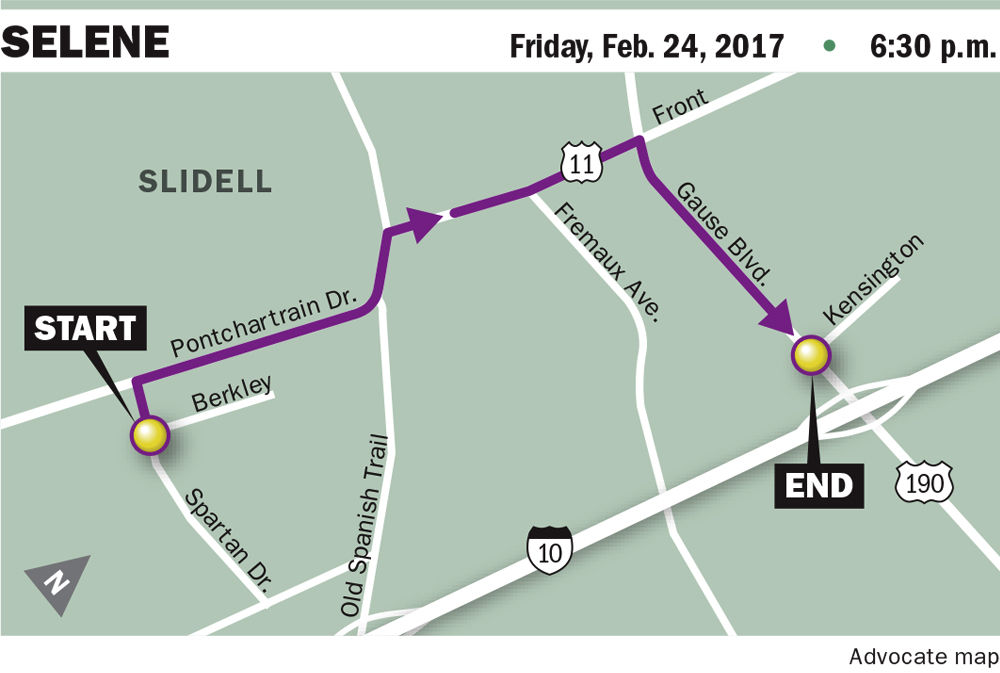 what is the parade route for mardi gras