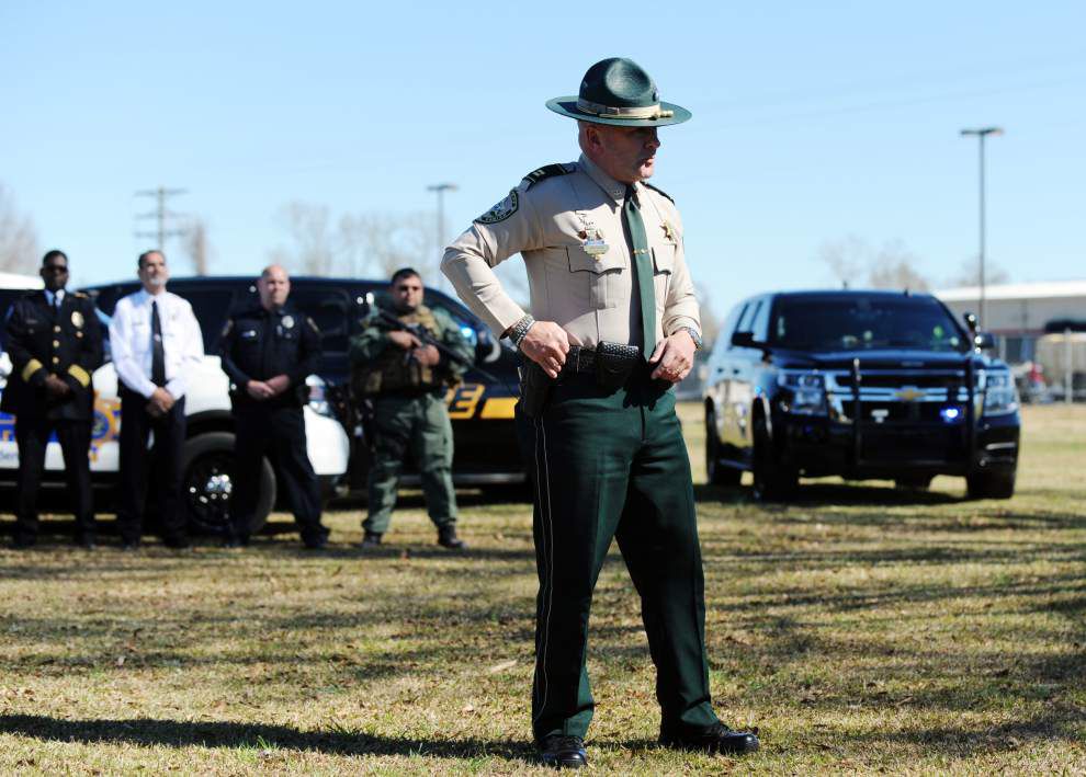 Photos: Behind the scenes with Capt. Clay Higgins while filming a Crimestoppers segment _lowres