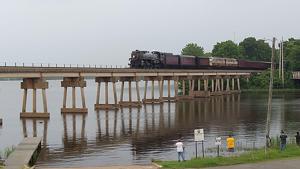 This steam train makes its first and maybe last trip through Shreveport. See it Friday.