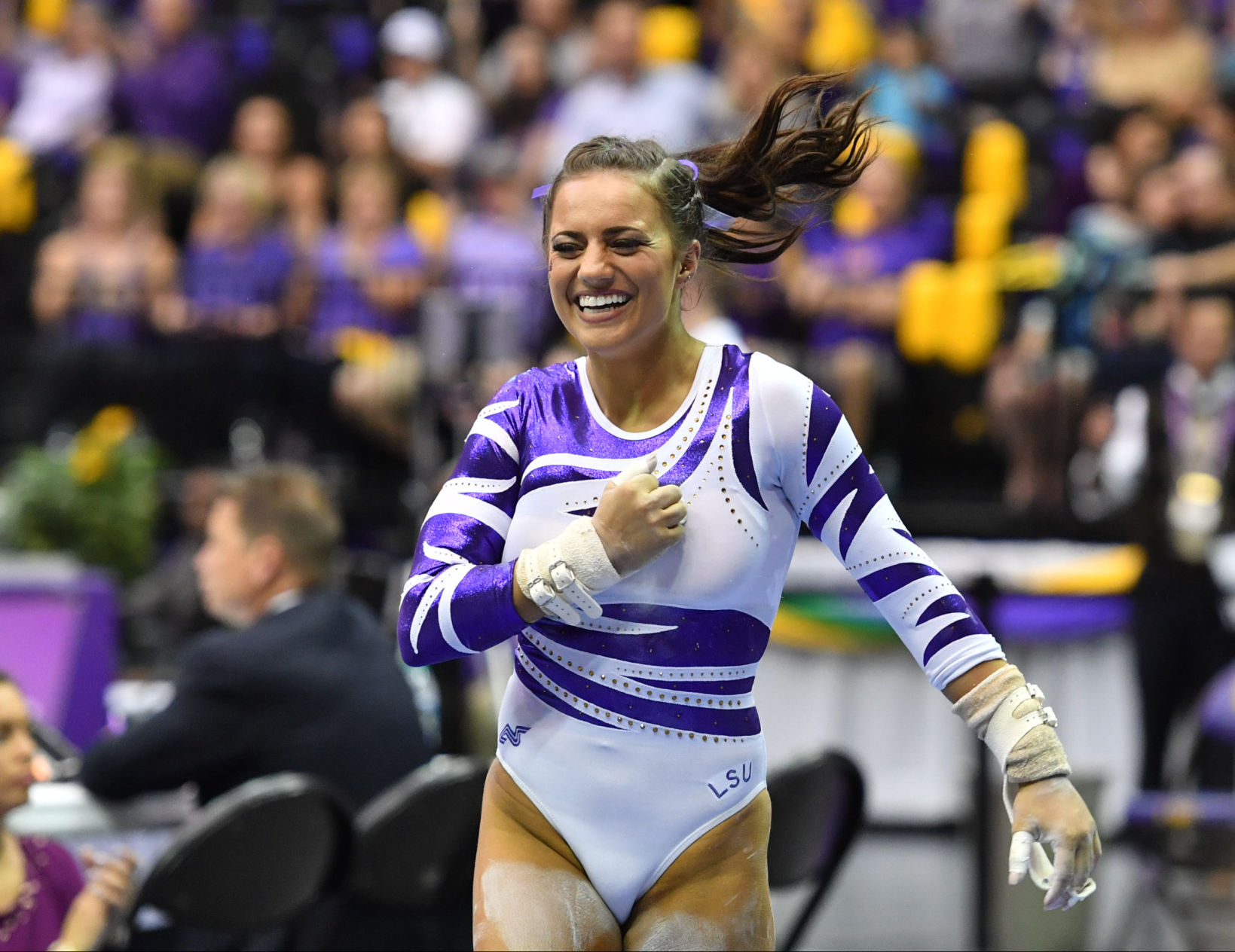 On Short Rest, LSU Gymnastics Team Soars To Season-high Score Of 197. ...