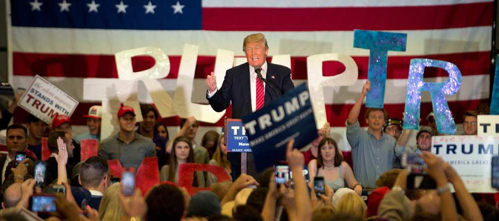 Video: Protests at Trump rally in New Orleans among campaign's most intense, racially focused _lowres