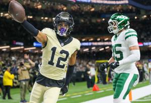 Saints WR Chris Olave will play against the Tennessee Titans. Here's the inactives.