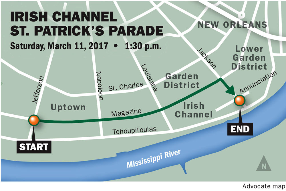 Latest Irish Channel St. Patrick's Day parade to start earlier