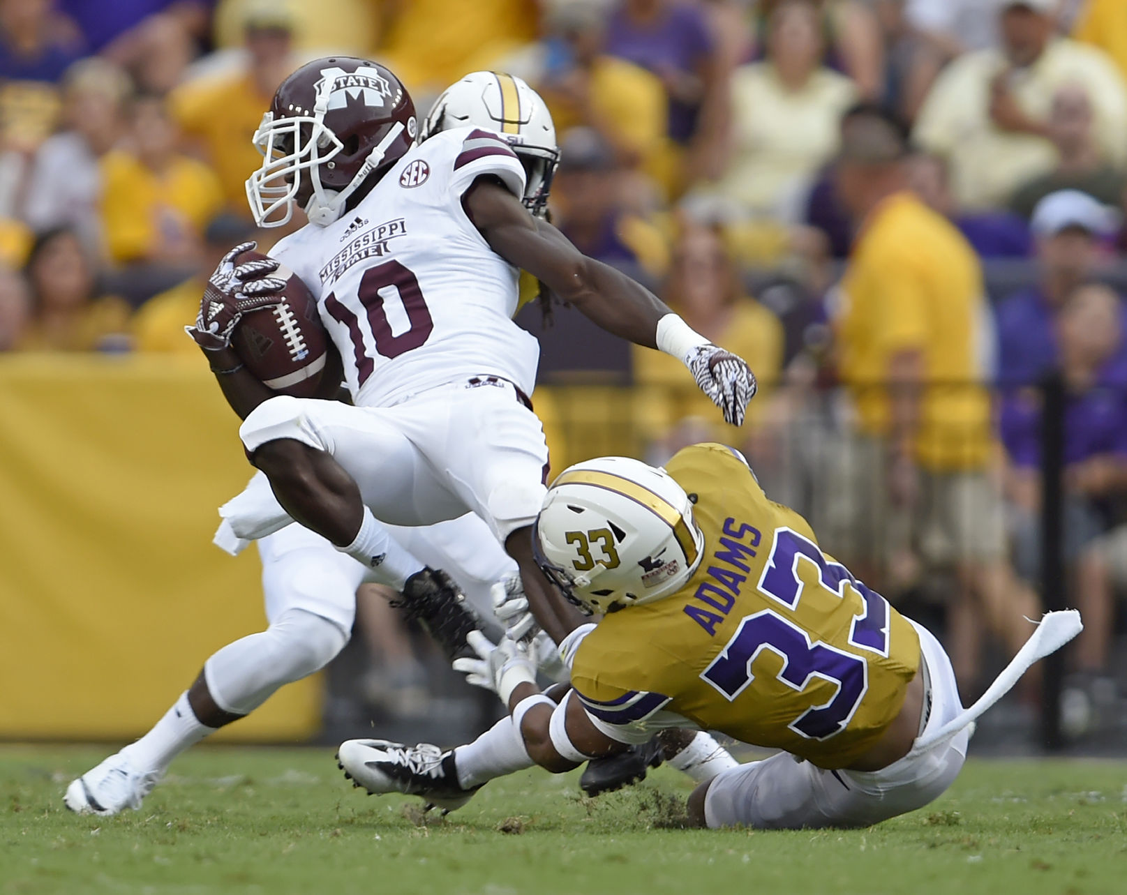 Photos: Hard Hits And Big Plays As LSU Faces Off With Mississippi State ...