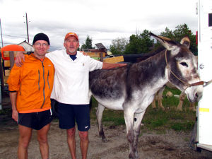 Second- and first-place winners in the long course