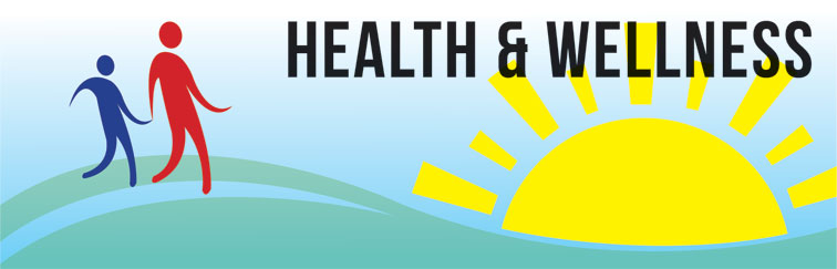 health and wellness text write on paper - stock photo