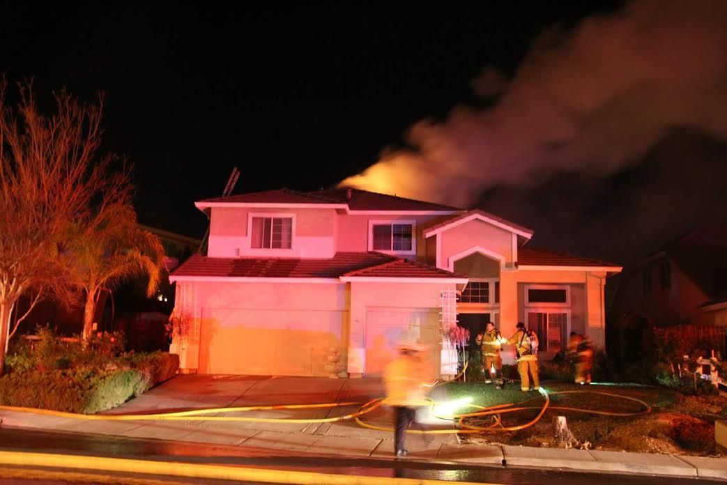 Simultaneous house fires extinguished in Brentwood and Oakley