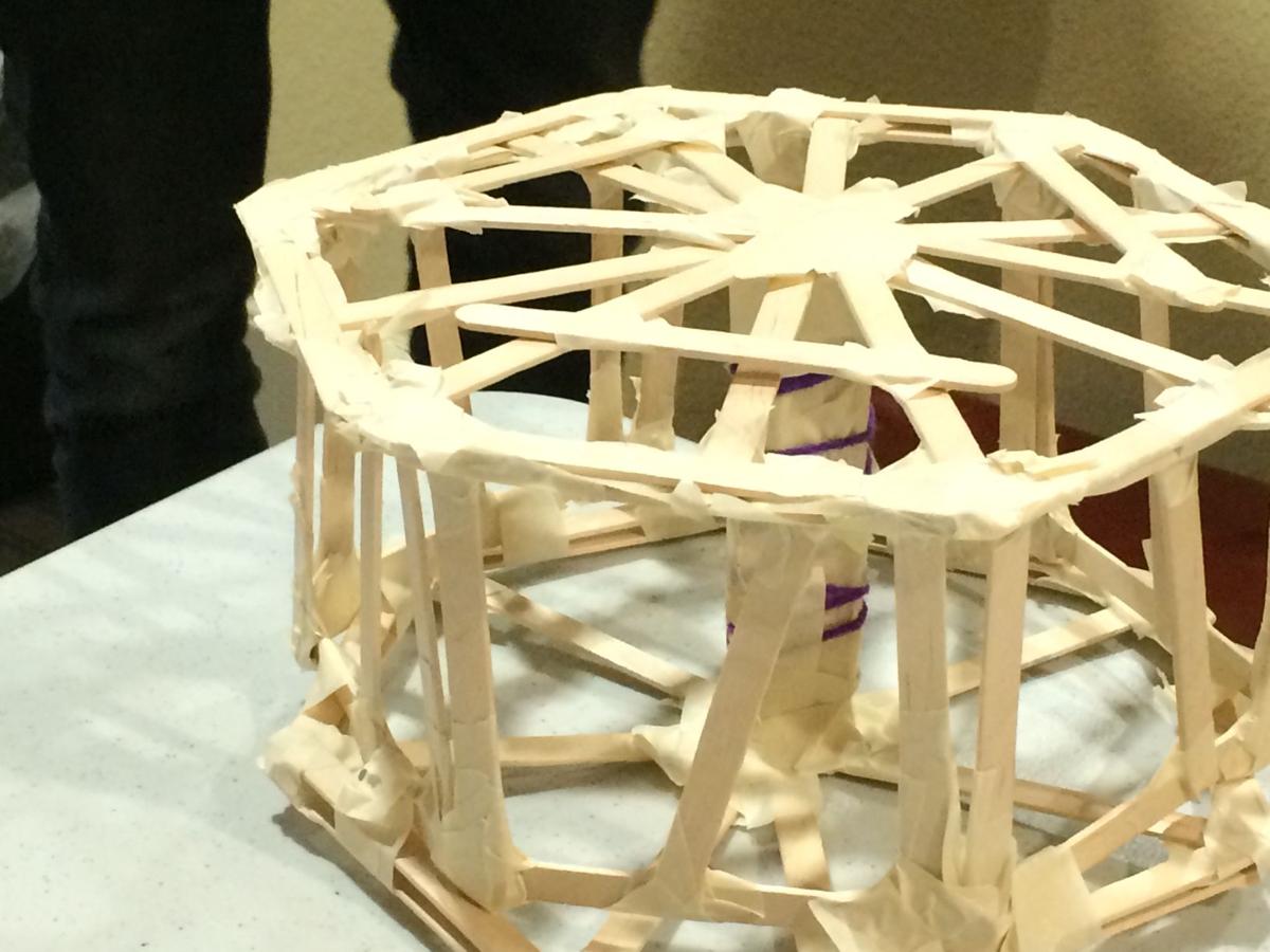 Popsicle stick tower competition encourages socializing Life + Entertainment