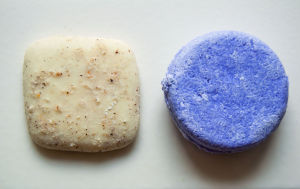 LUSH body butter and shampoo bar