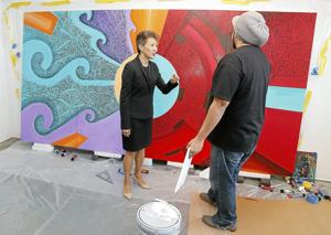 National Endowment for the Arts leader tours Tulsa arts facilities