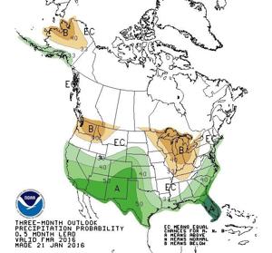 Despite 'El Nino,' January drier than average in Oklahoma