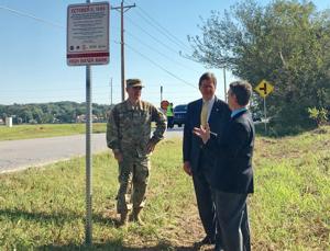 New sign marks high water mark, 30th anniversary of 1986 flood