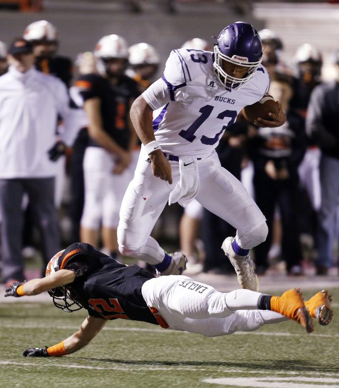 Football Class A semifinal Hominy runs past Afton 4315 to clinch spot in finals