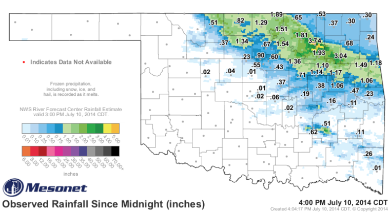 Weather World: How Much Rain Did The Tulsa Area And Northeast Oklahoma ...