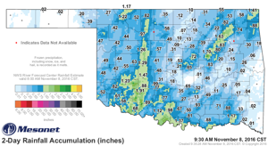 Highs in 60s forecast for Tulsa area today after overnight rainfall