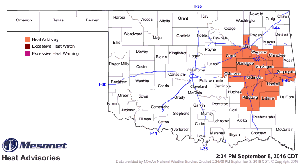 Tulsa area under heat advisory until 7 p.m.; rain likely Friday night