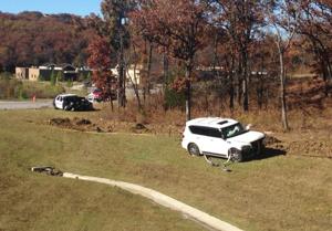 Sand Springs officer injured as pursuit ends in crash outside Northwoods school