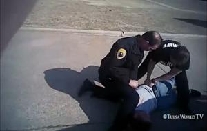 Video: Woman shot by Okmulgee police chief, child pulled from car after pursuit