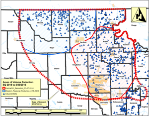 Quake mitigation efforts: State regulators target 406 disposal wells, expand area of interest