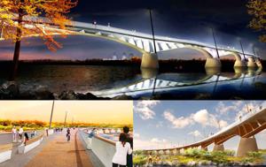 Pedestrian bridge design narrowed to four options; public input sought