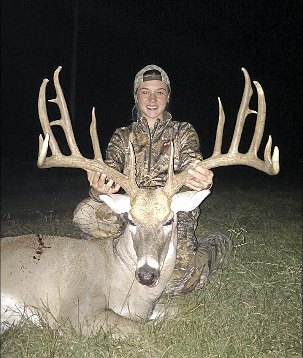 Skiatook girl takes recordclass whitetail buck destined for Oklahoma's