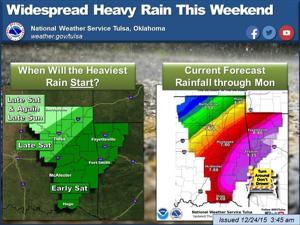 Officials urging residents to be prepared for flooding this weekend