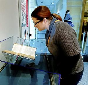 Shakespeare First Folio exhibition makes stop in Norman on U.S. tour