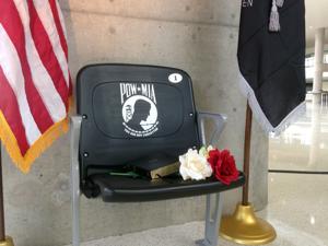 BOK Center dedicates chair to honor POW/MIA soldiers